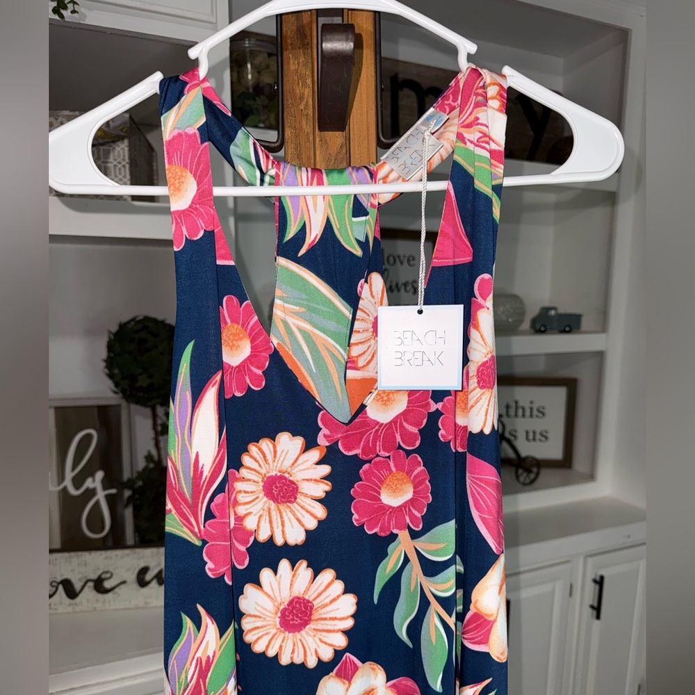 🔆NWT Floral Sleeveless Dress - Picture 2 of 7